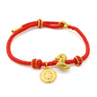 24K Gold Snake charm Bracelet