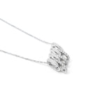 Lab-Diamonds Wave Link Necklace