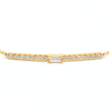 Lab-Diamonds Mixed Cut Bar Bracelet