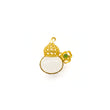 24K Gold Hetian Jade Pendant