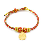 24K Gold Charm Bracelet