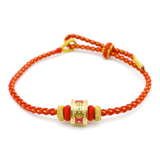 24K Gold Charm Bracelet