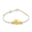 24K Gold Zodiac Dragon Charm Bracelet