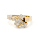 Knotter Pavé Lab-Grown Diamond Statement Ring