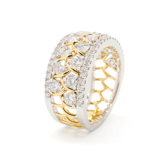 Crown Halo Lab-Grown Diamond Ring