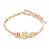 24K Gold blossom charm Bracelet