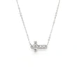 Lab-Diamonds Cross Necklace