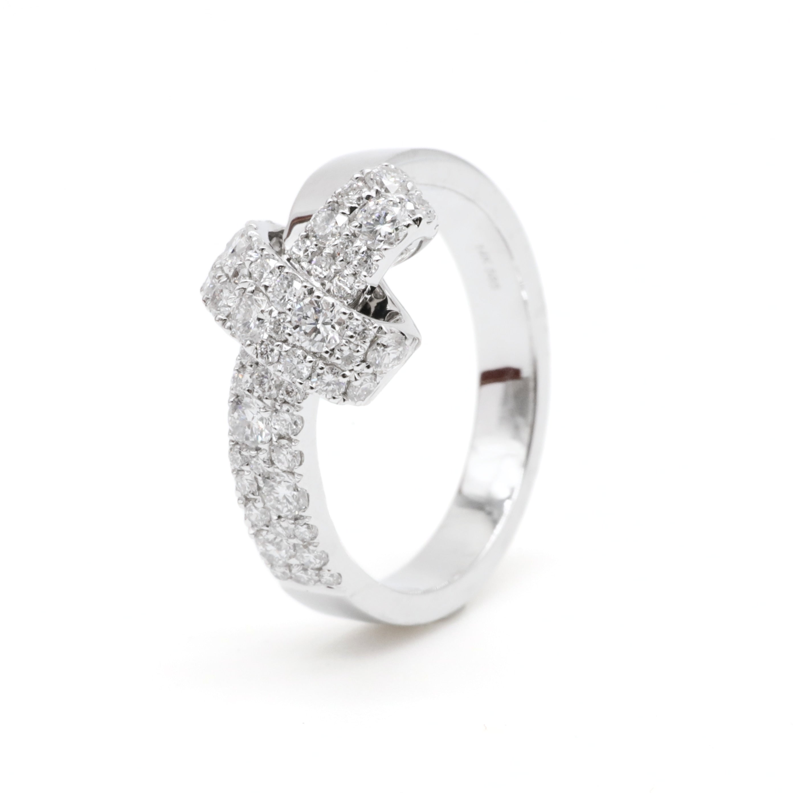Knotter Pavé Lab-Grown Diamond Statement Ring