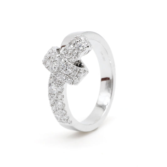 Knotter Pavé Lab-Grown Diamond Statement Ring
