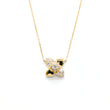 Lab-Diamonds Clover Petal Necklace