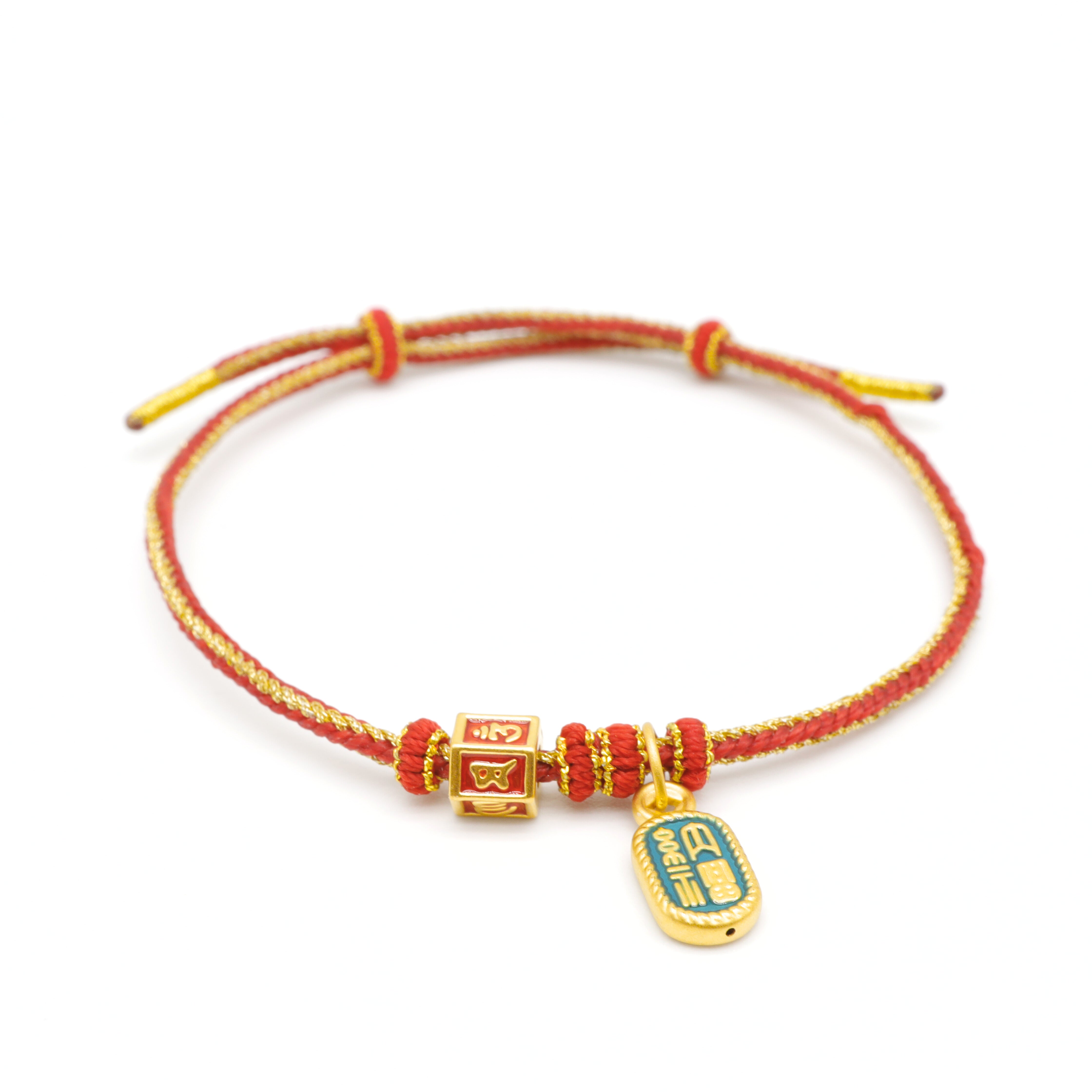 24K Gold charm Bracelet