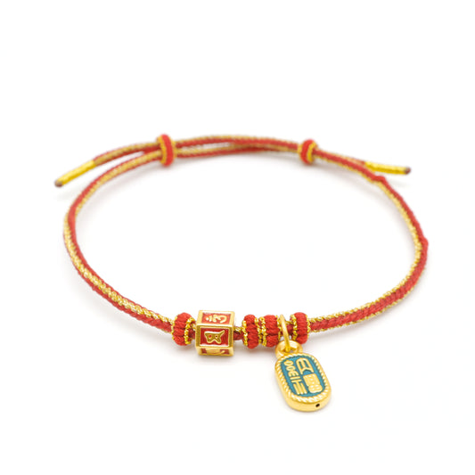 24K Gold charm Bracelet