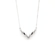 V Curve Lab-Diamond Necklace