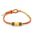 24K Gold Lotus Charm Bracelet
