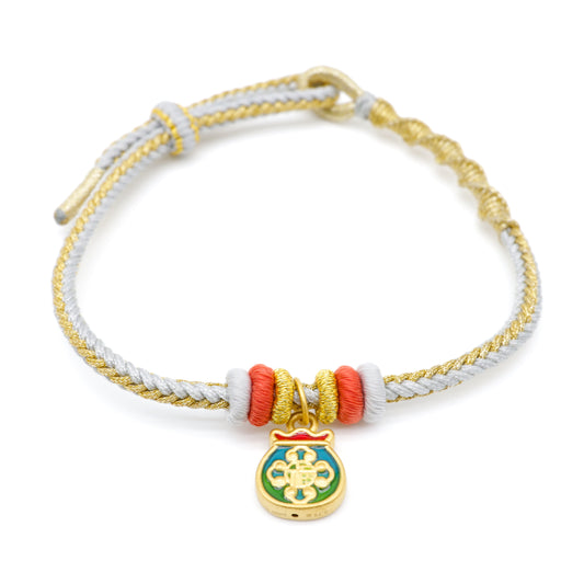 24K Gold Charm Bracelet