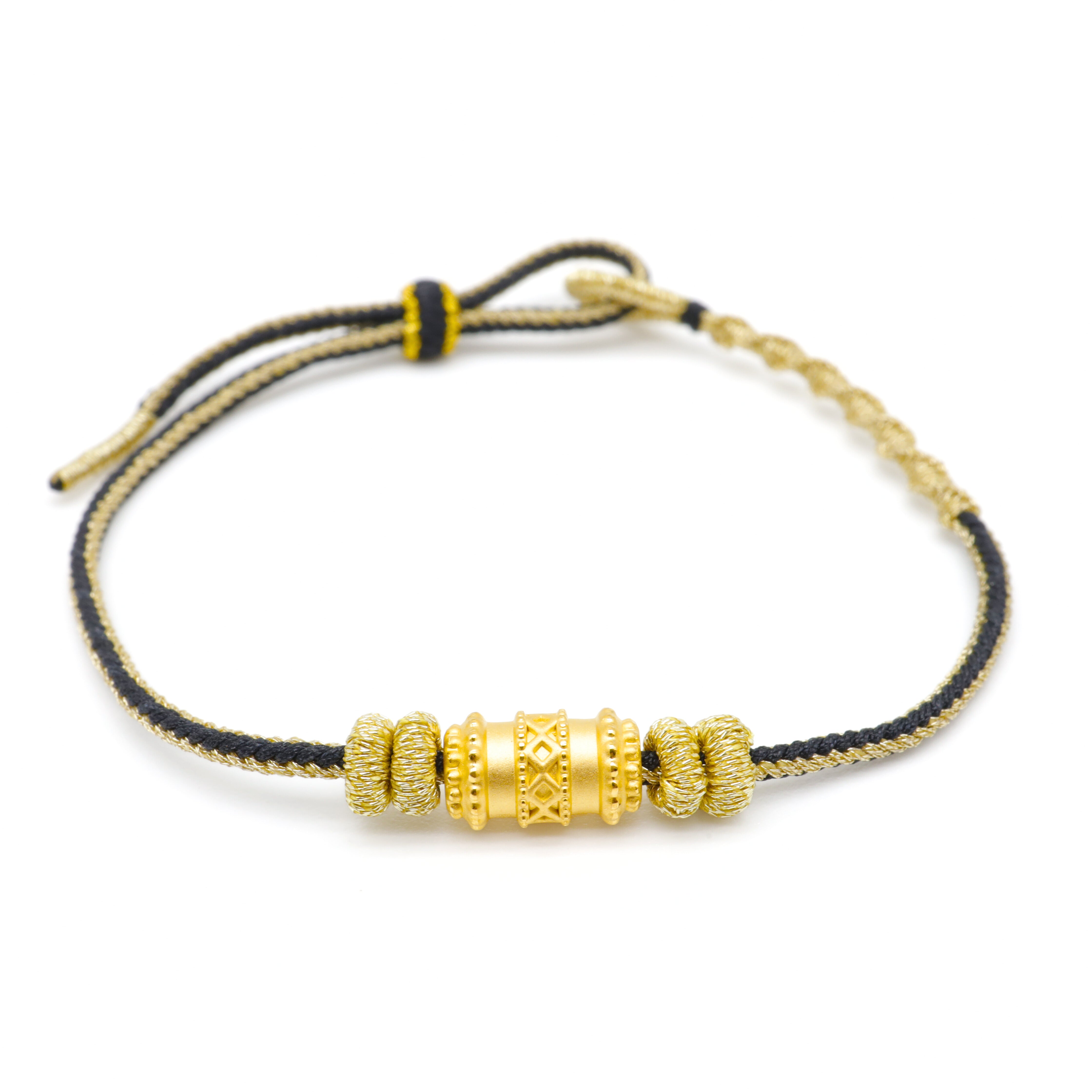 24K Gold Charm Bracelet