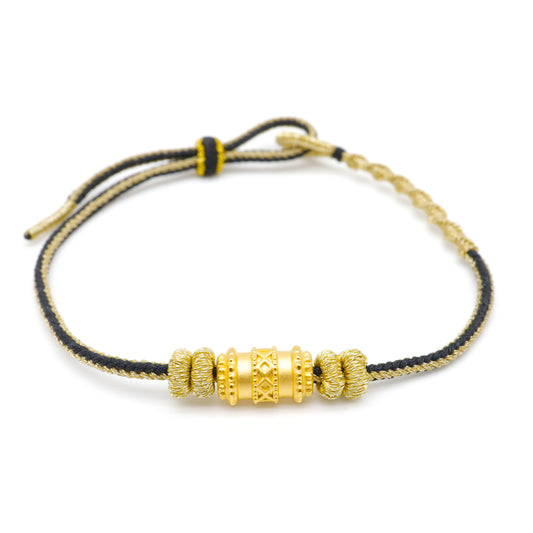 24K Gold Charm Bracelet