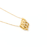 Lab-Diamonds Wave Link Necklace