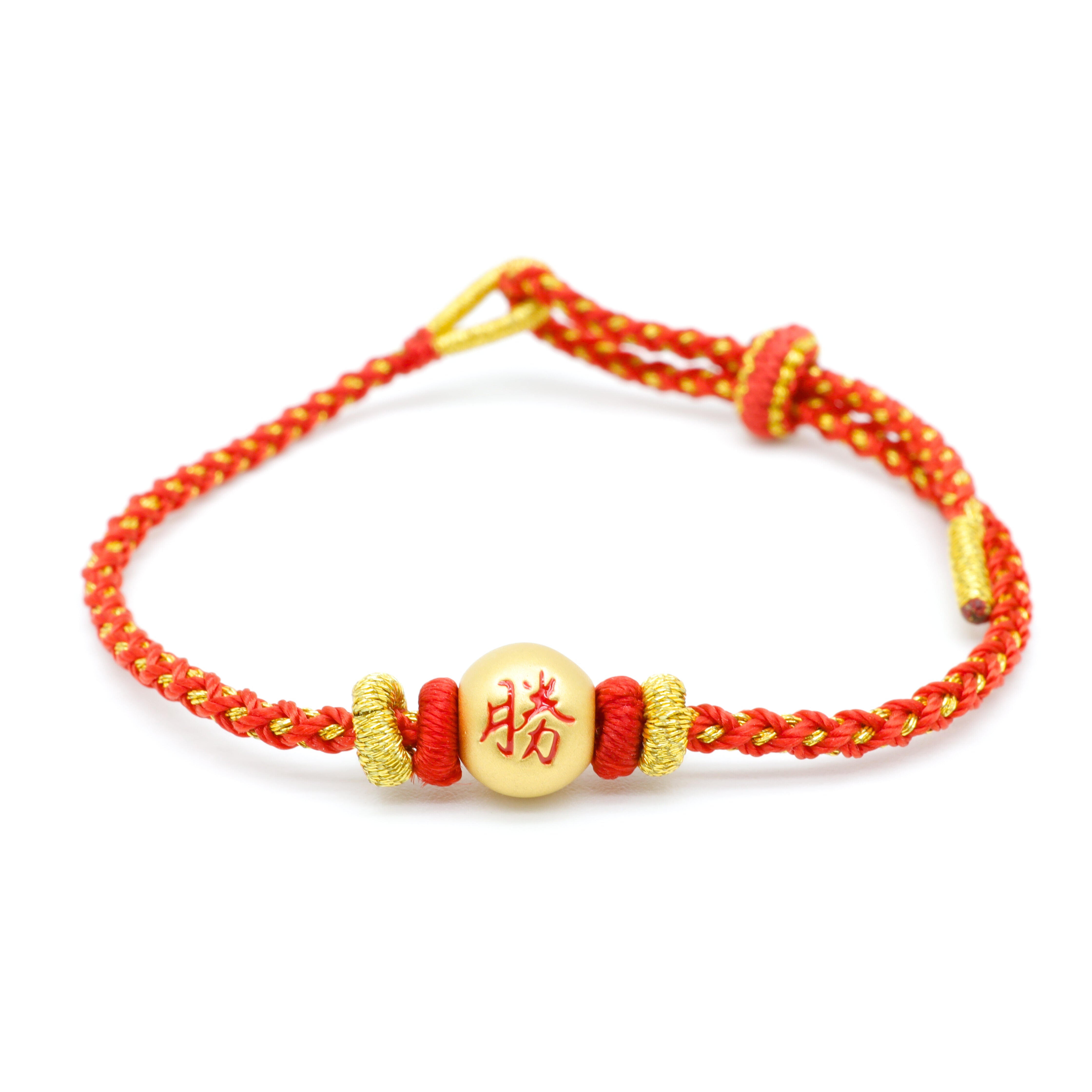 24K Gold Charm Bracelet