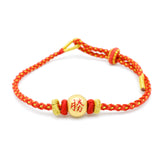 24K Gold Charm Bracelet