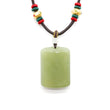 24k GOLD HETIAN JADE NECKLACE