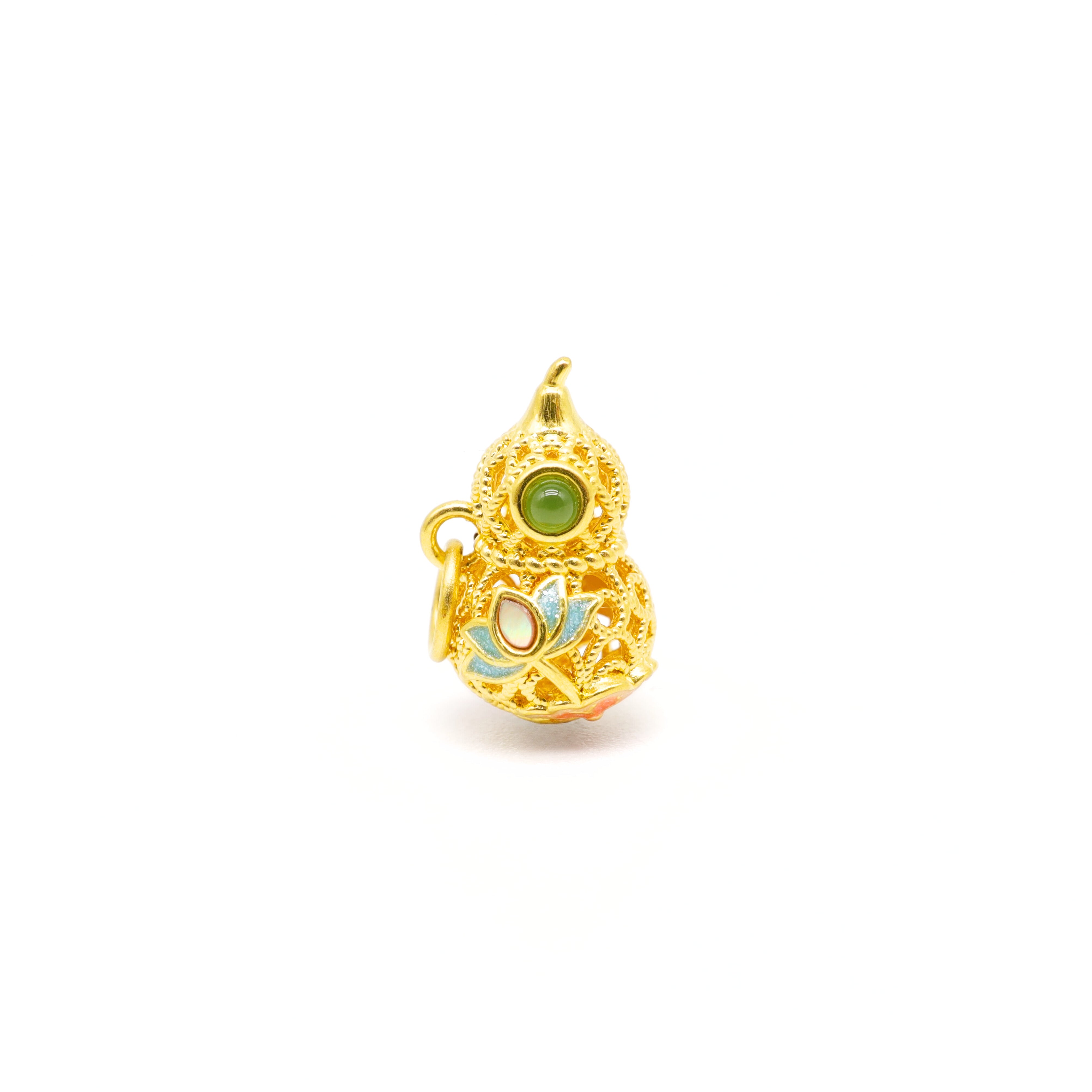 24K gold calabash charm