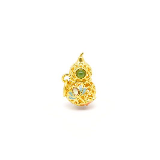 24K gold calabash charm