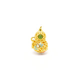 24K gold calabash charm