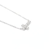 Lab-Diamonds Cross Necklace