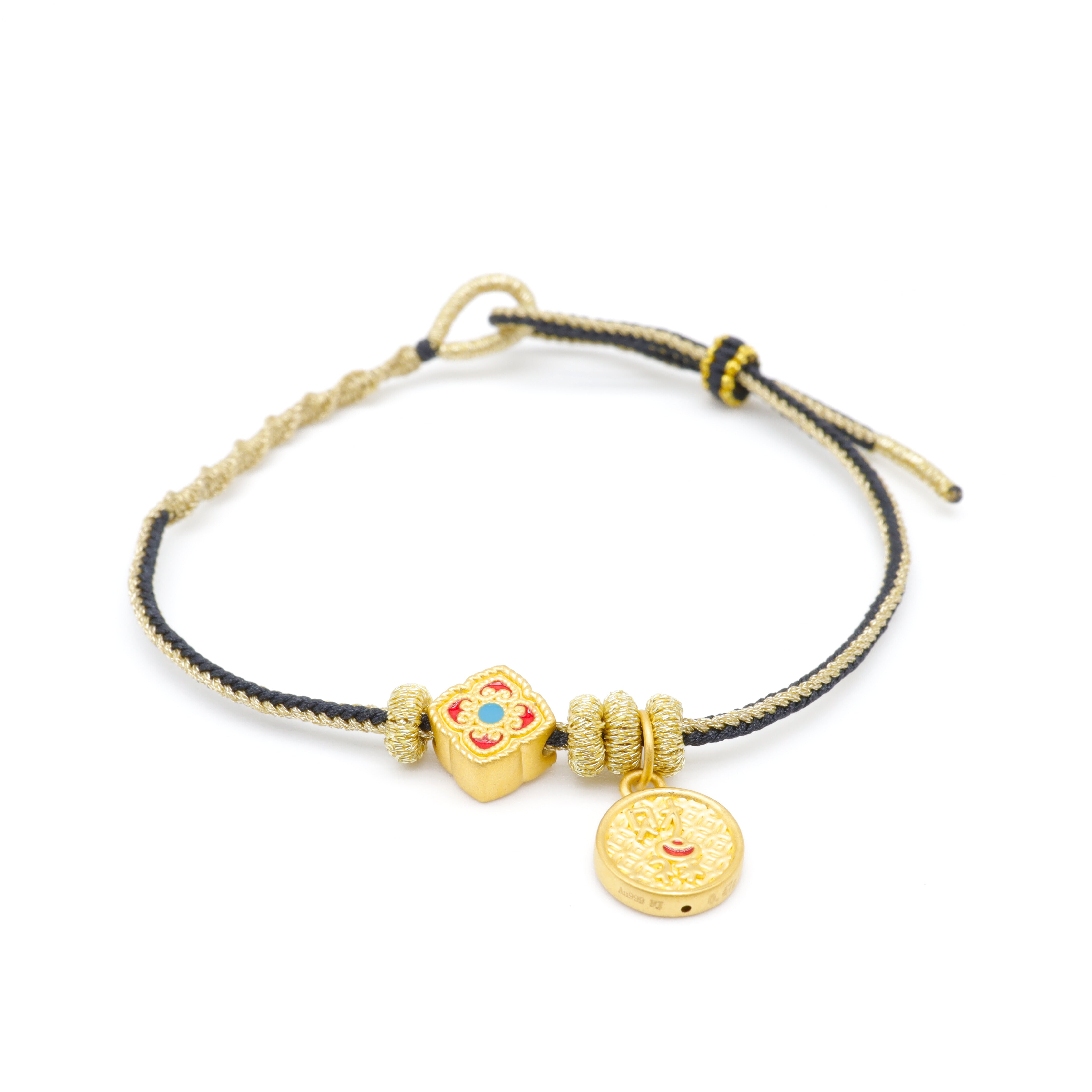 24K Gold charm Bracelet