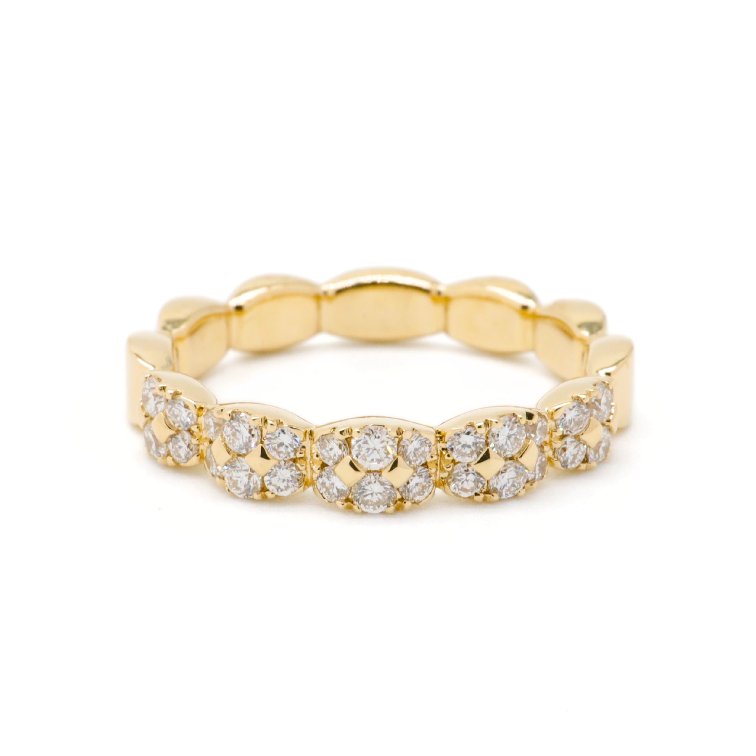 Lab-Grown Diamond Vintage Cluster Ring