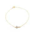 Lab-Diamonds Cross Bracelet