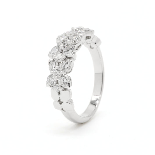Brilliant Lab-Grown Diamond Cluster Ring