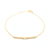 Lab-Diamonds Mixed Cut Bar Bracelet