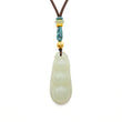 24k GOLD BEAN HETIAN JADE NECKLACE