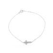 Lab-Diamonds Cross Bracelet