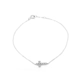 Lab-Diamonds Cross Bracelet