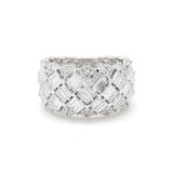 Bold Lab-Grown Diamond Baguette Wide Band Ring