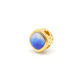 24K Hetian Jade Gold Charm