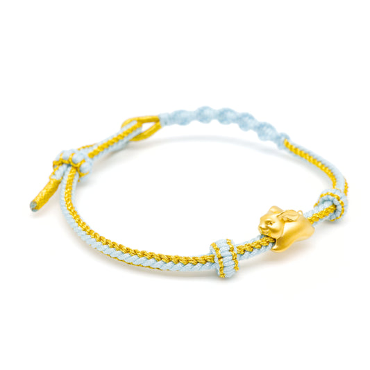 24K Gold Rabbit charm Bracelet