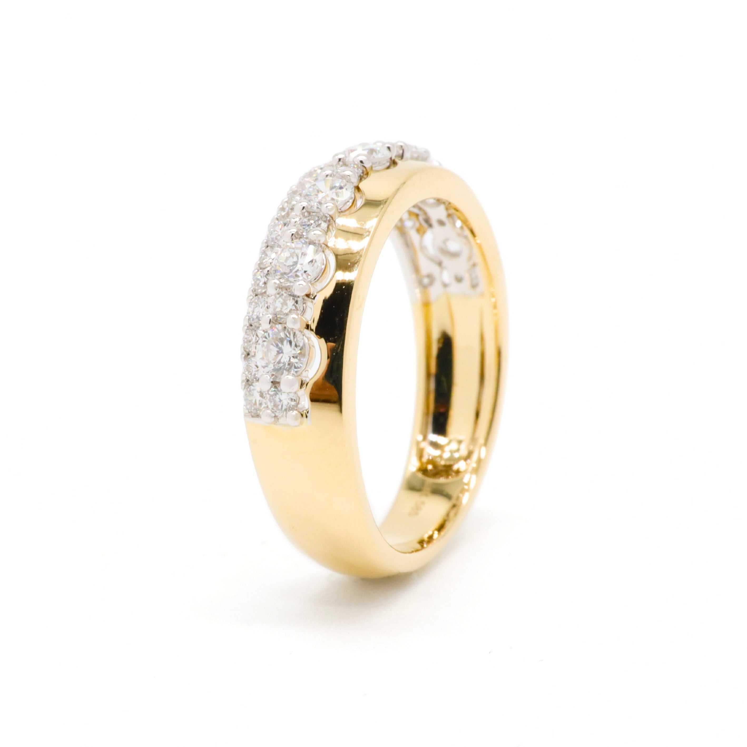 Lab-Grown Diamond Luxe Pavé Statement Ring