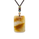 24k GOLD HETIAN JADE NECKLACE