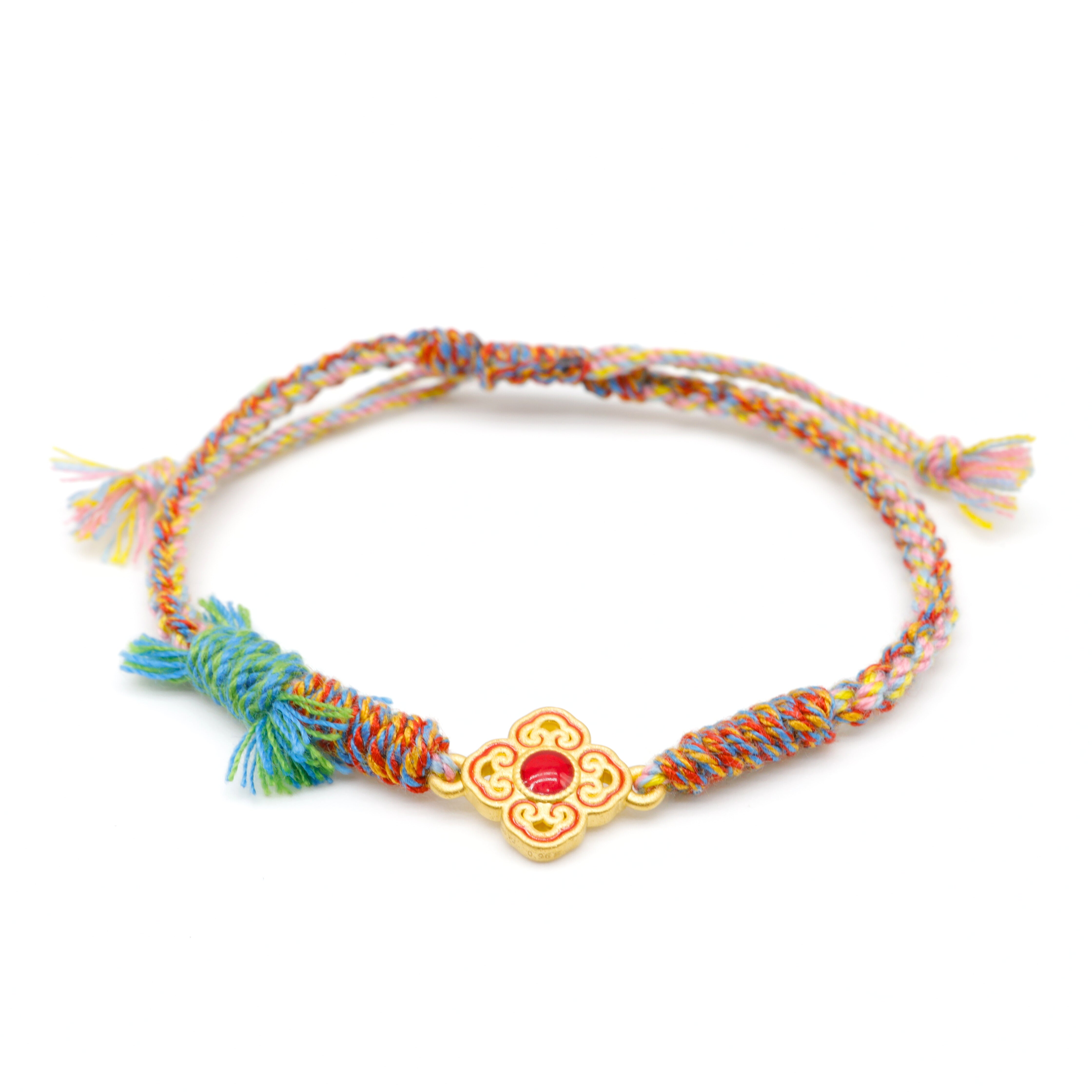 24K Gold Charm Bracelet