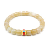 24K GOLD HETIAN JADE BRACELET