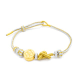 24K Gold Charm Bracelet