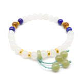 24K gold hetian jade bracelet