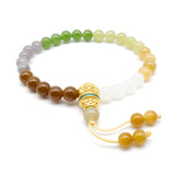 24K gold hetian jade bracelet