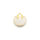 24K Gold Hetian Jade Pendant