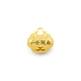 24K Gold Hetian Jade Pendant