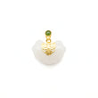 24K Gold Hetian Jade Pendant